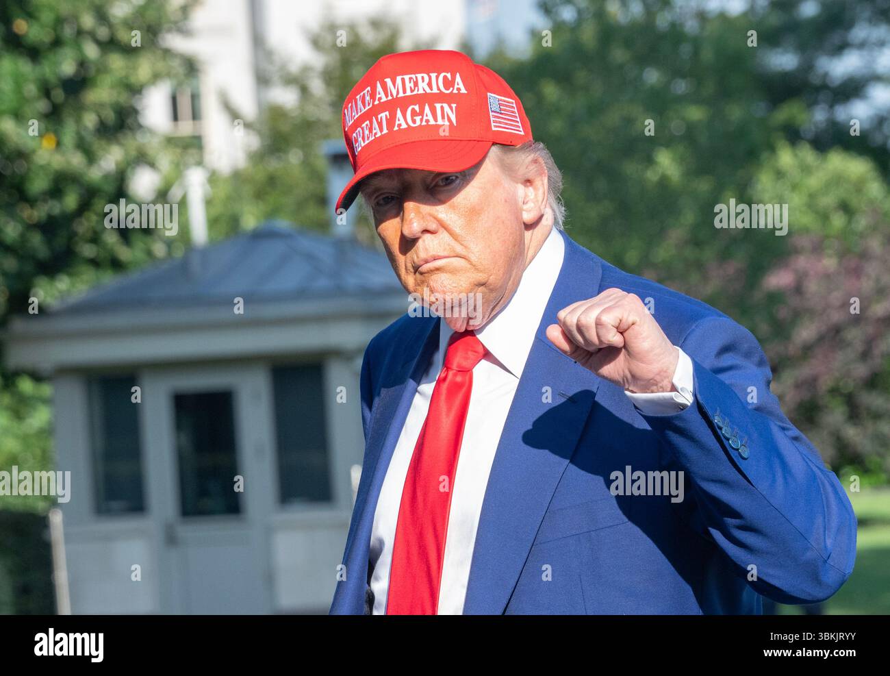 Washington, United States. 21st June, 2025. President Donald Trump fist ...