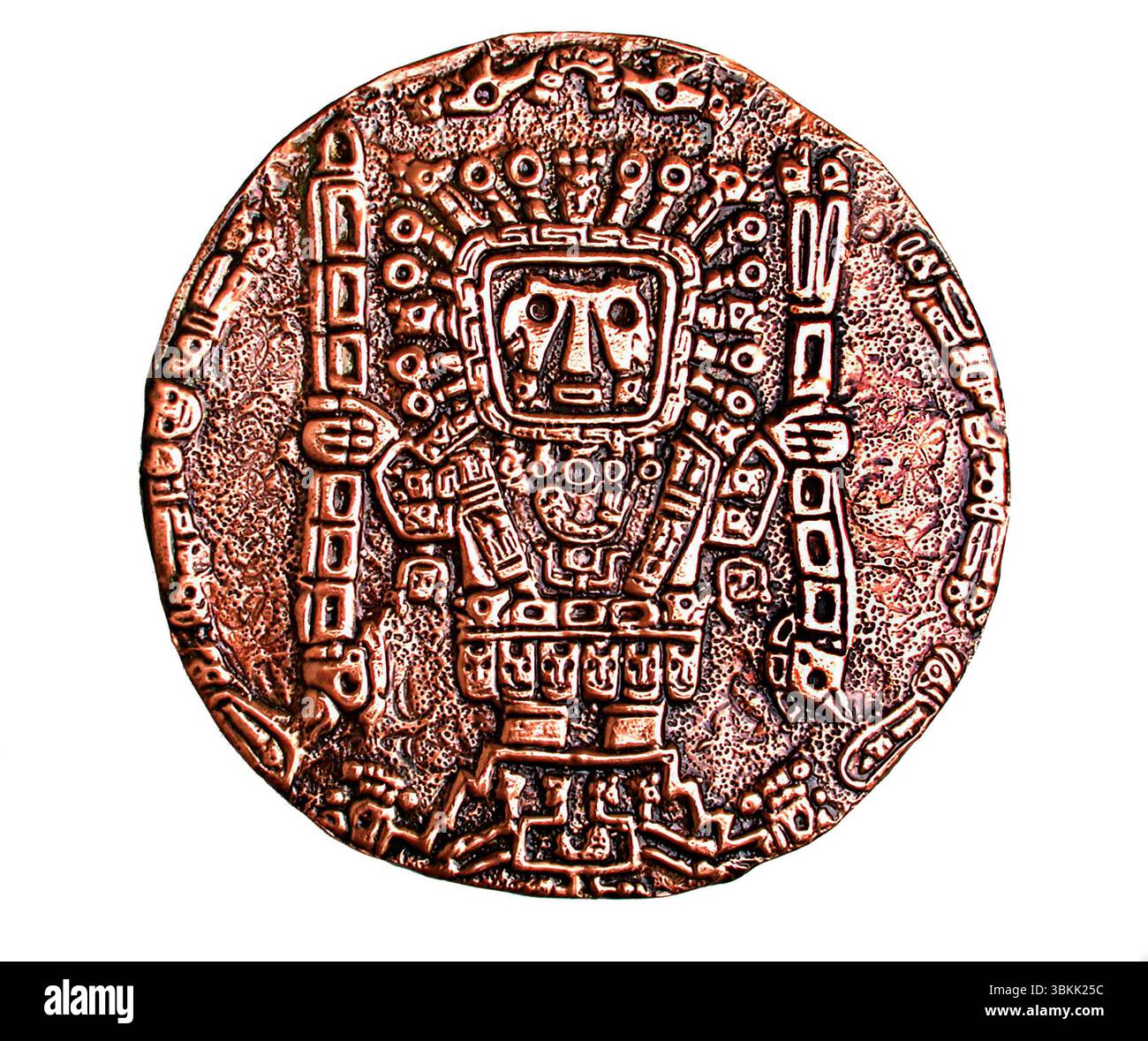 inca peruvian ancient ornament of andine tribe on white background ...