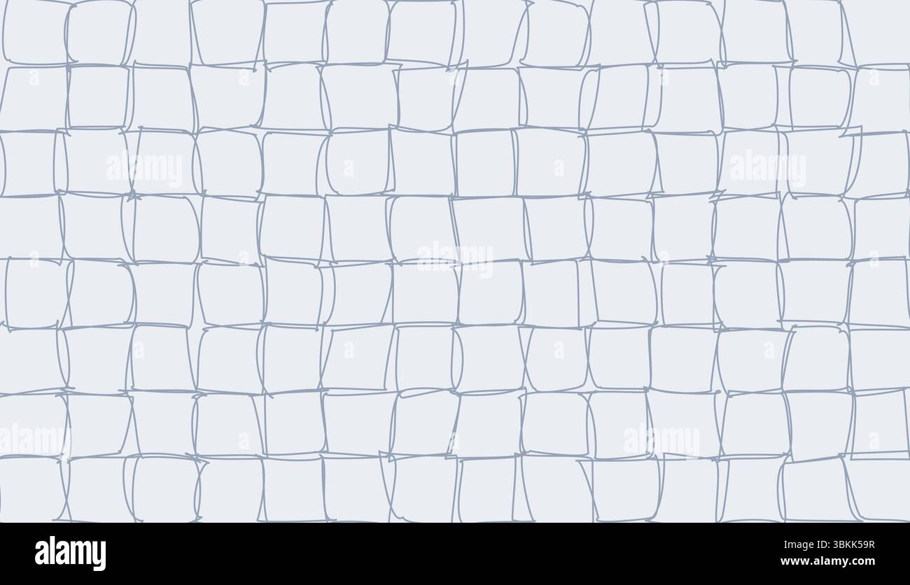 unique and artistic hand drawn square seamless pattern vector illustration Stock Vector