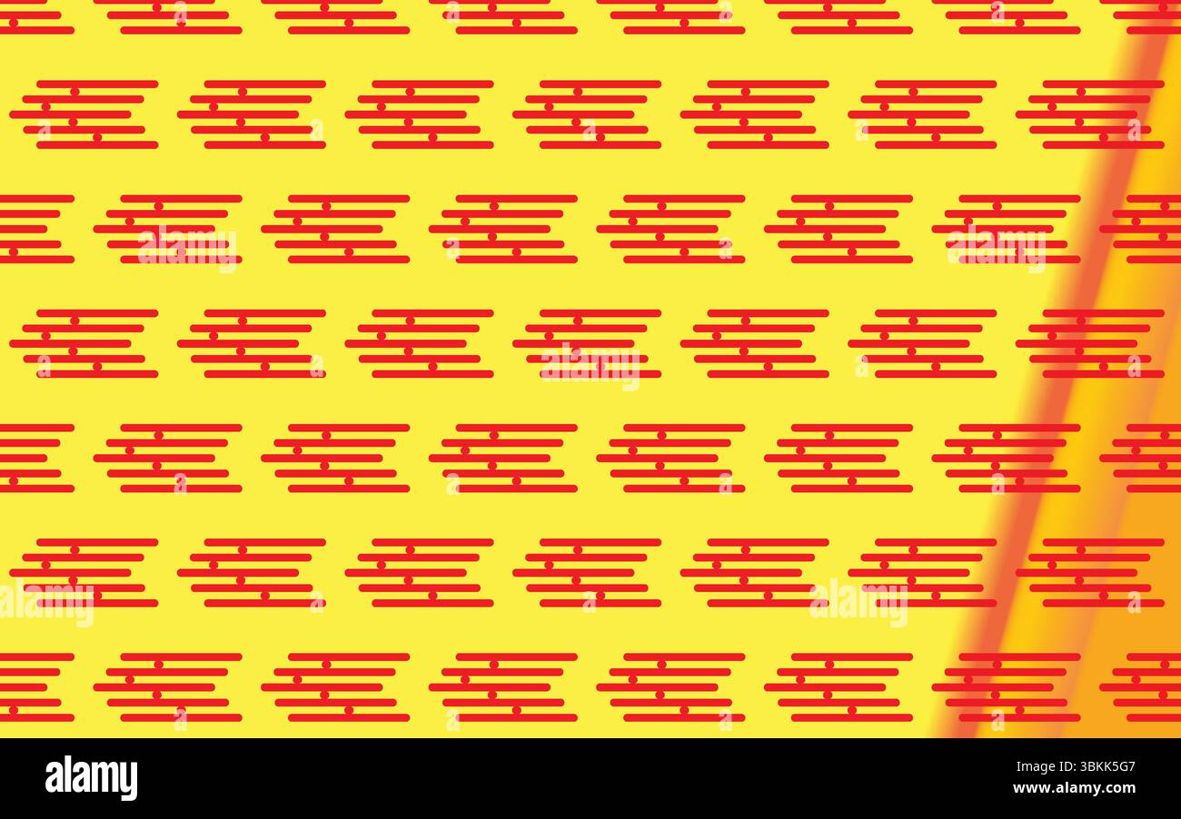 Orange Gradient Seamless Striped Arrow Pattern Vector Design for Bold Tech Surface Graphics Stock Vector
