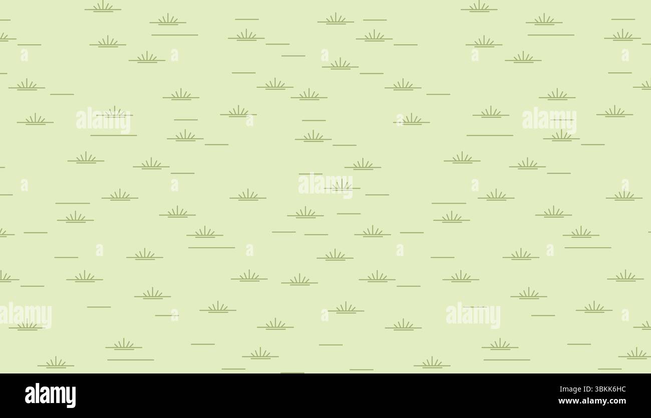 abstract green grass meadow pattern vector background Stock Vector