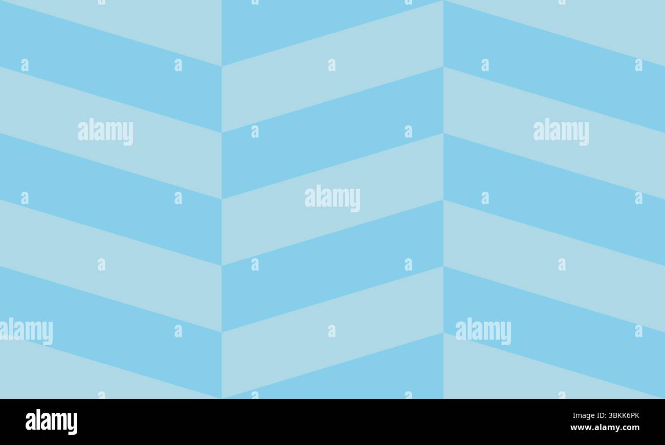 Seamless Light Blue Pattern, Modern Zigzag Design, Wallpaper, and Background, Vector Illustration. Stock Vector