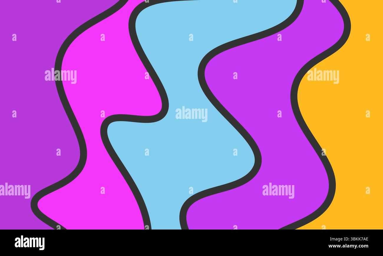 Shape Combination Color modern graphic background with shapes and a striking color combination ...