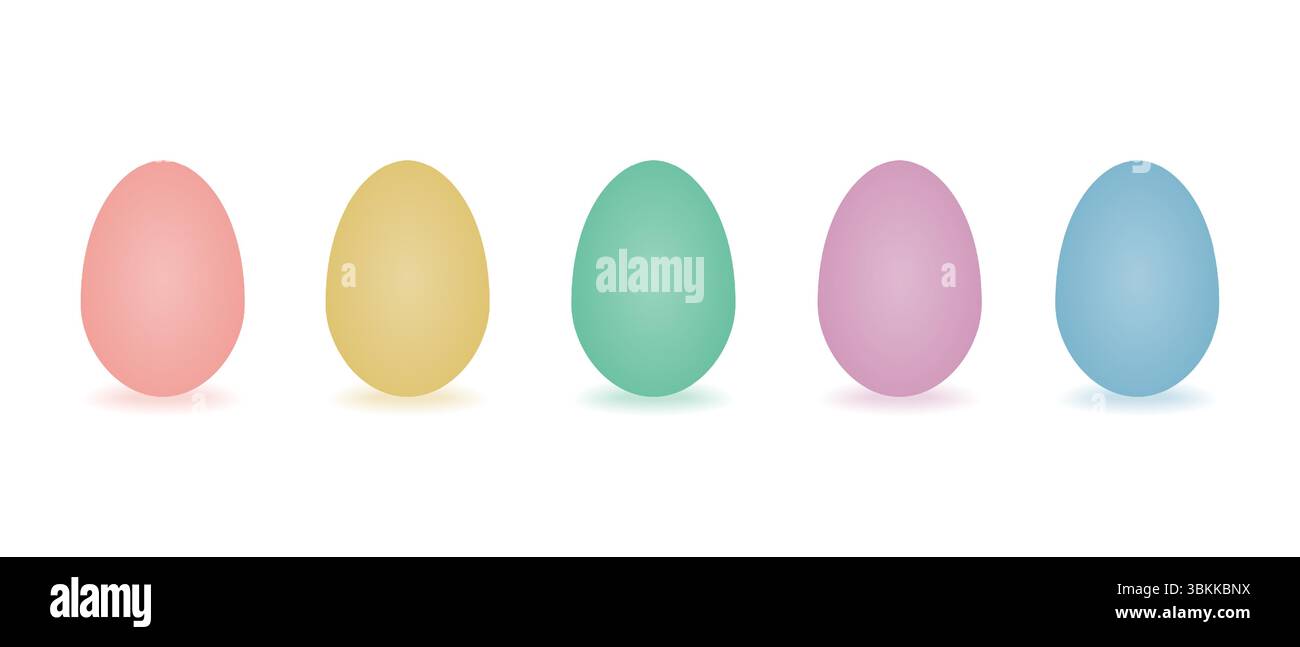 easter eggs colorful design vector illustration Stock Vector