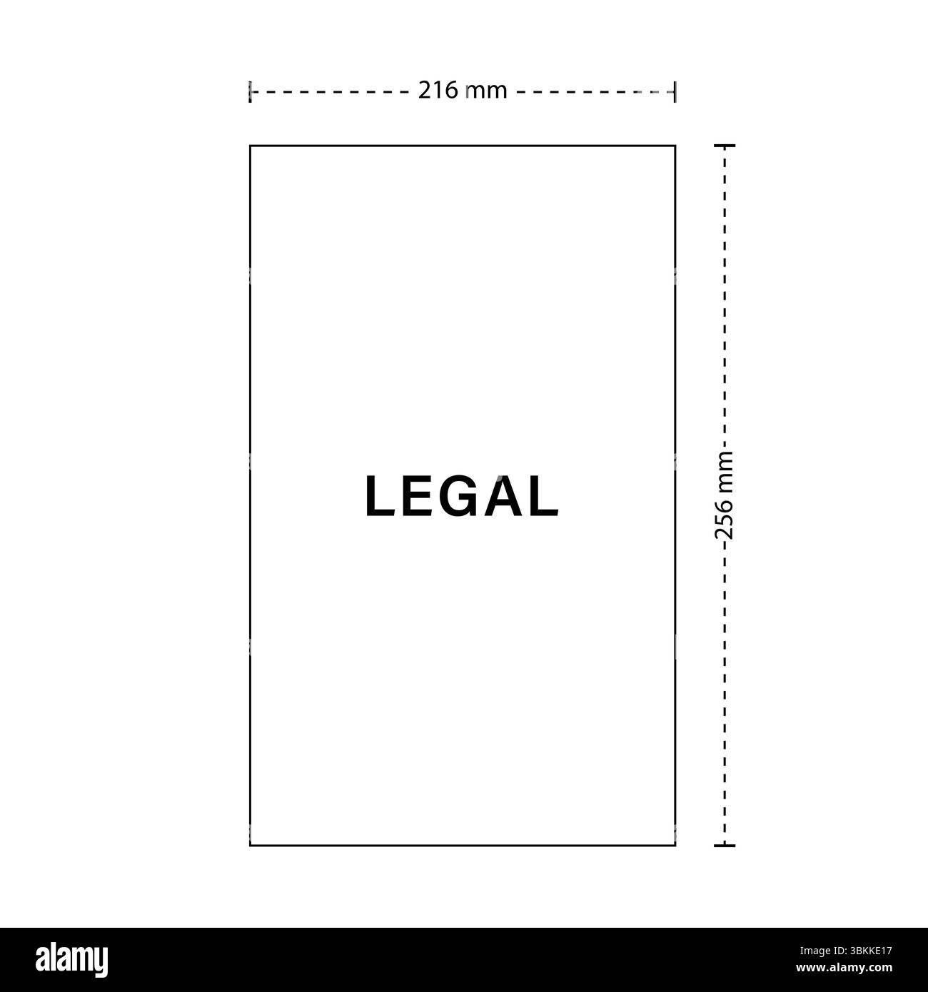 Legal Yellow Paper size. Notepad sheet format. Notebook page isolated ...