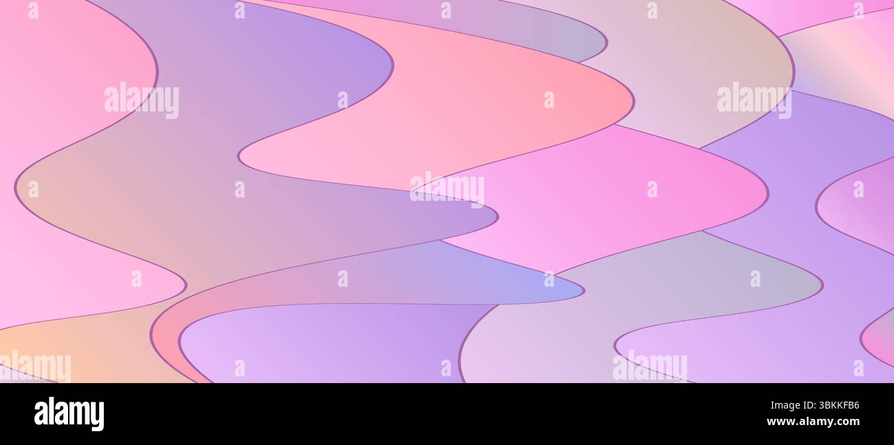 vector background with a fluid and airy composition Stock Vector