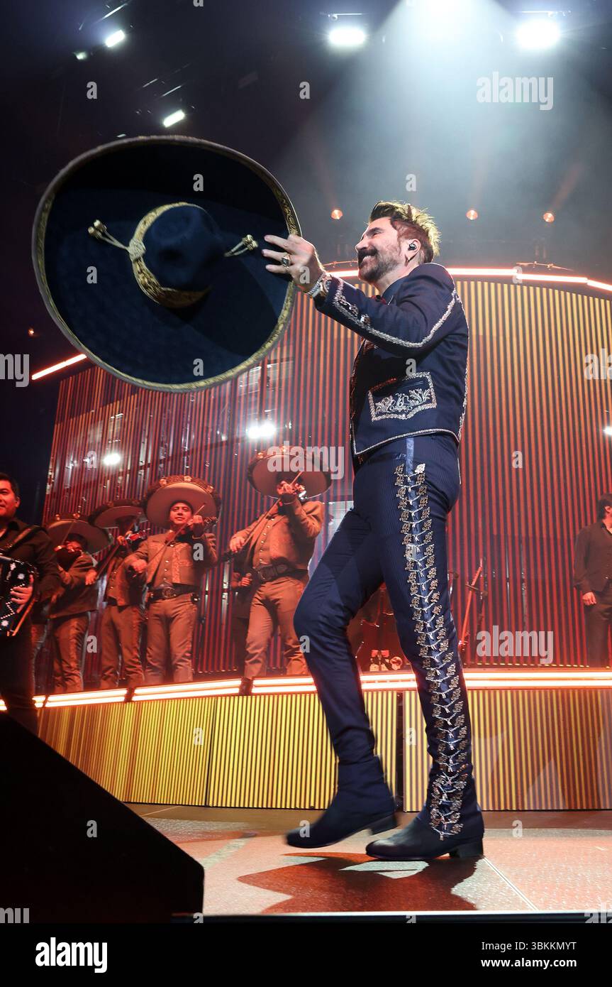 MIAMI, FL - JUNE 21: Alejandro Fernandez performs during Alejandro ...