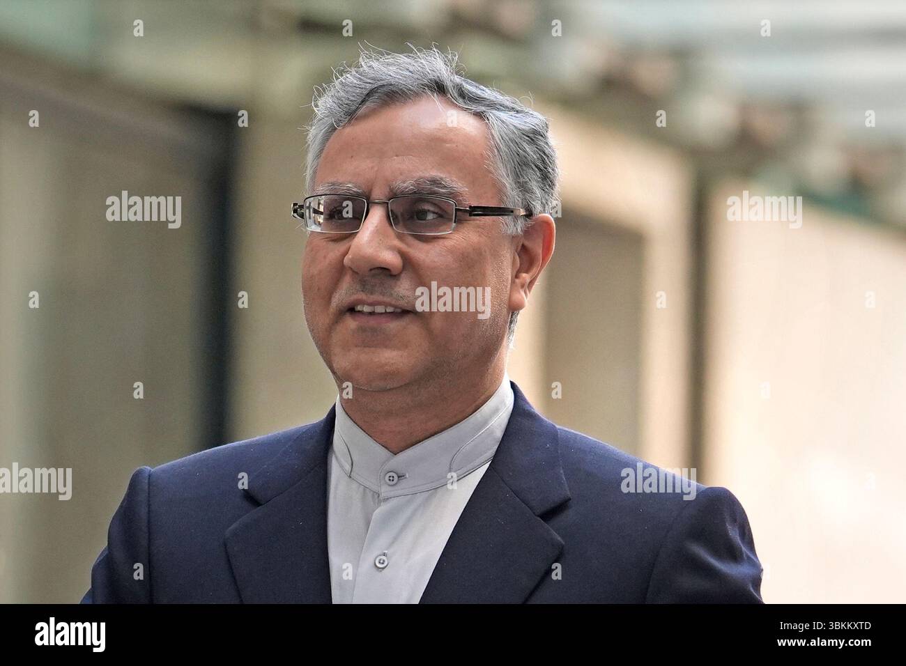Iranian Ambassador to the UK Seyed Ali Mousavi arrives at BBC ...