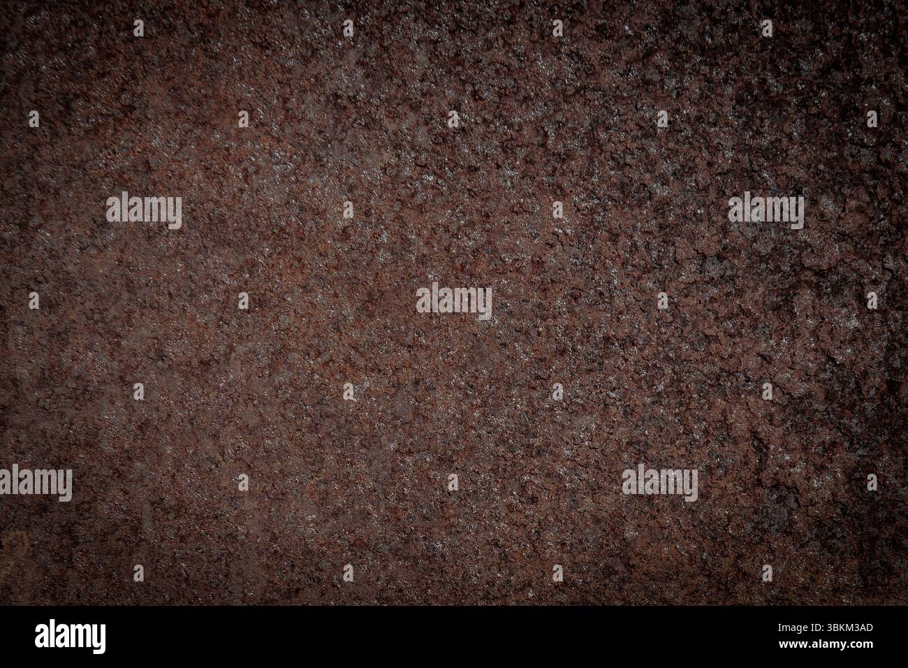 Rusty iron plate texture as background image Stock Photo