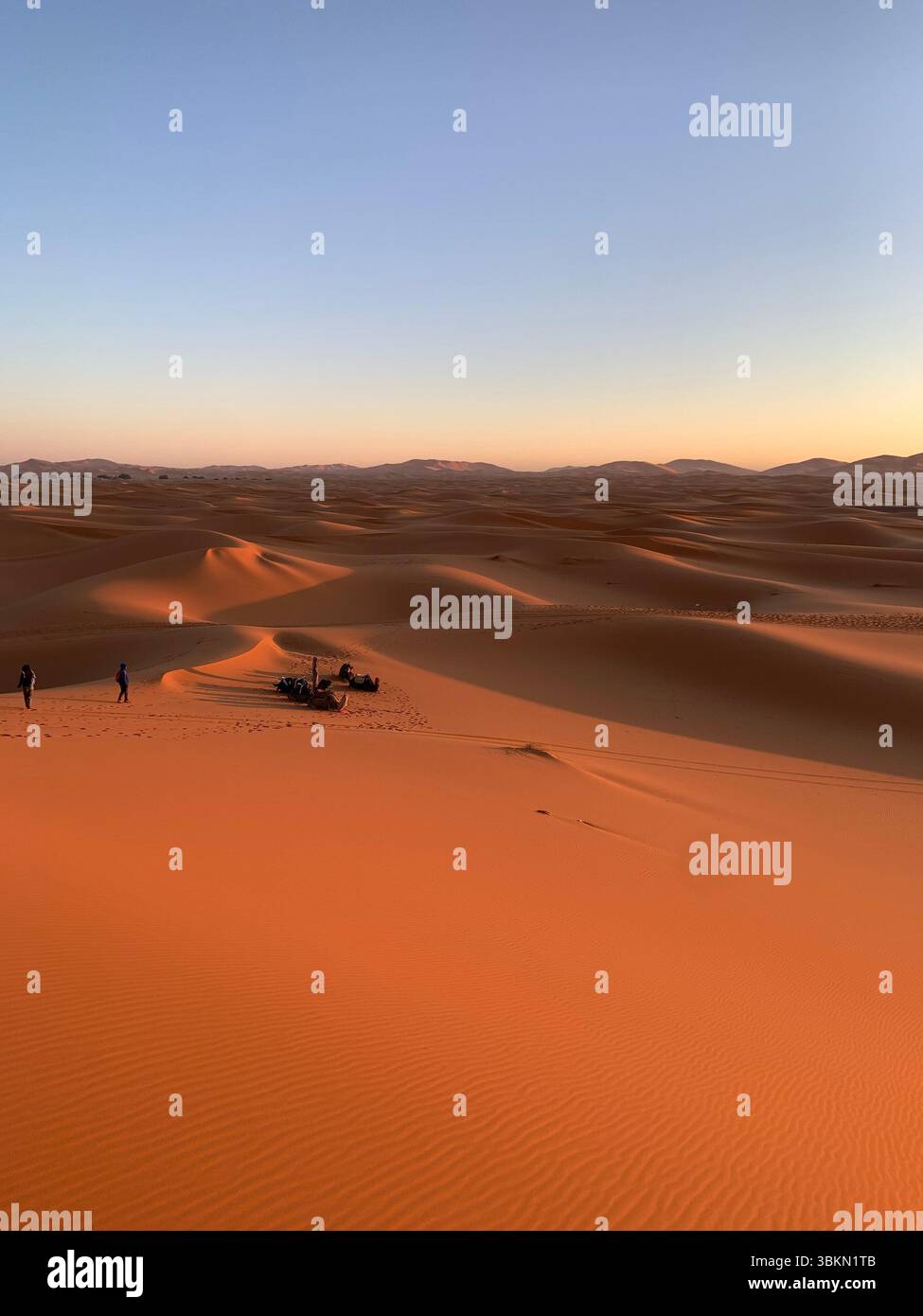 sand dune Sahara - Smartphone Captured Stock Image