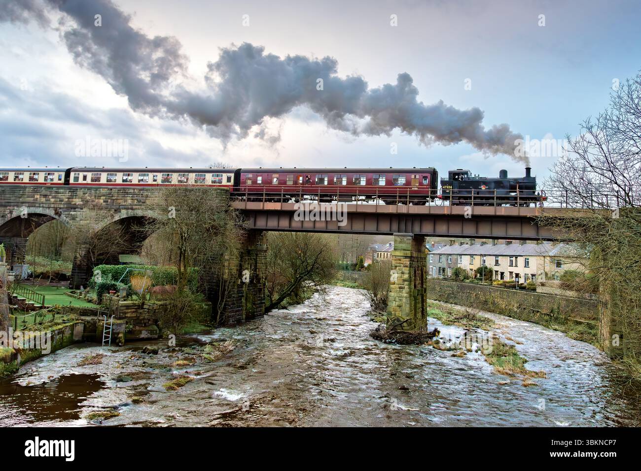 Puff Along Tank engine puffs along on the East Lancashire railway. ELR ...