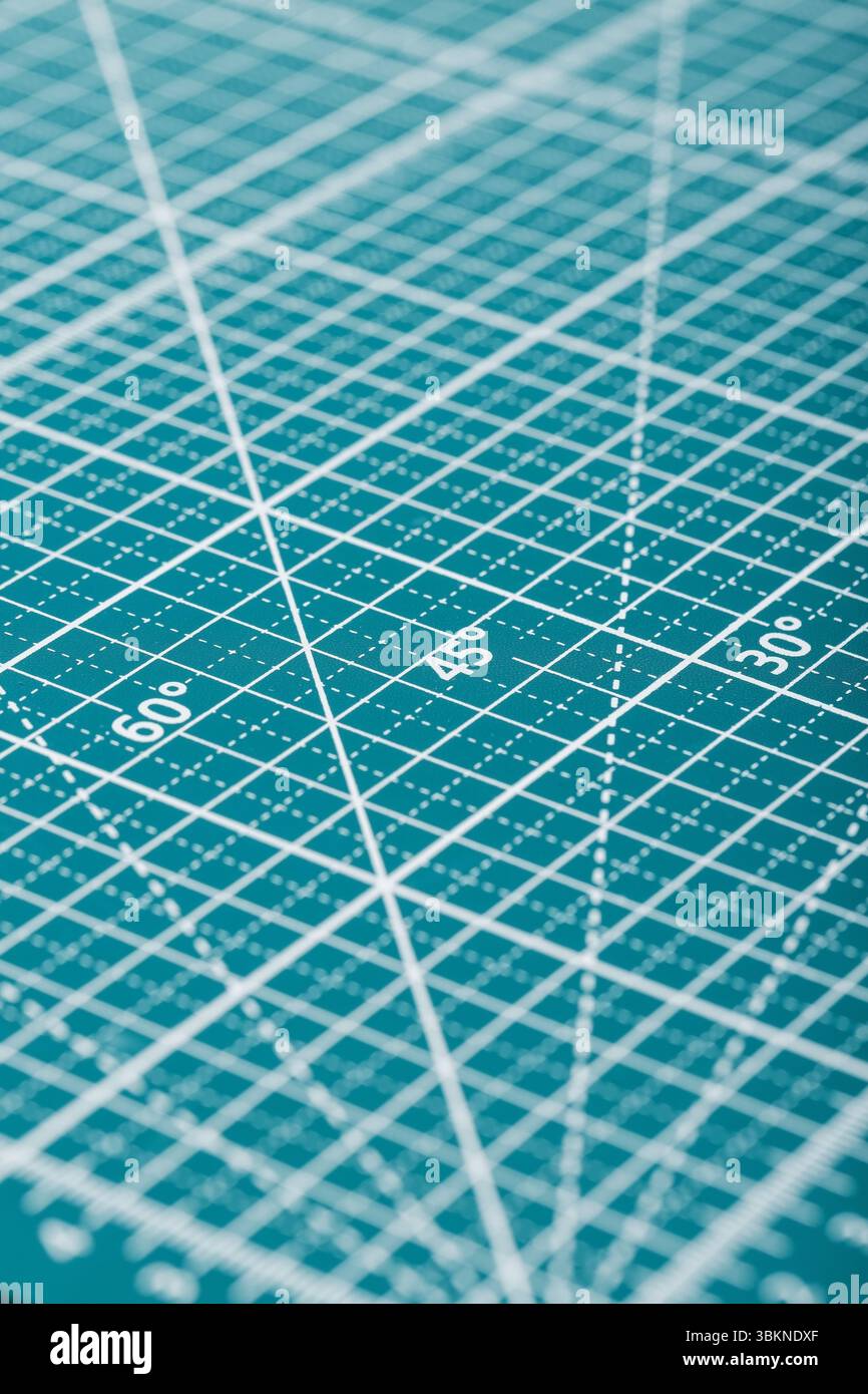 Craft and cutting mat protective texture full screen Stock Photo