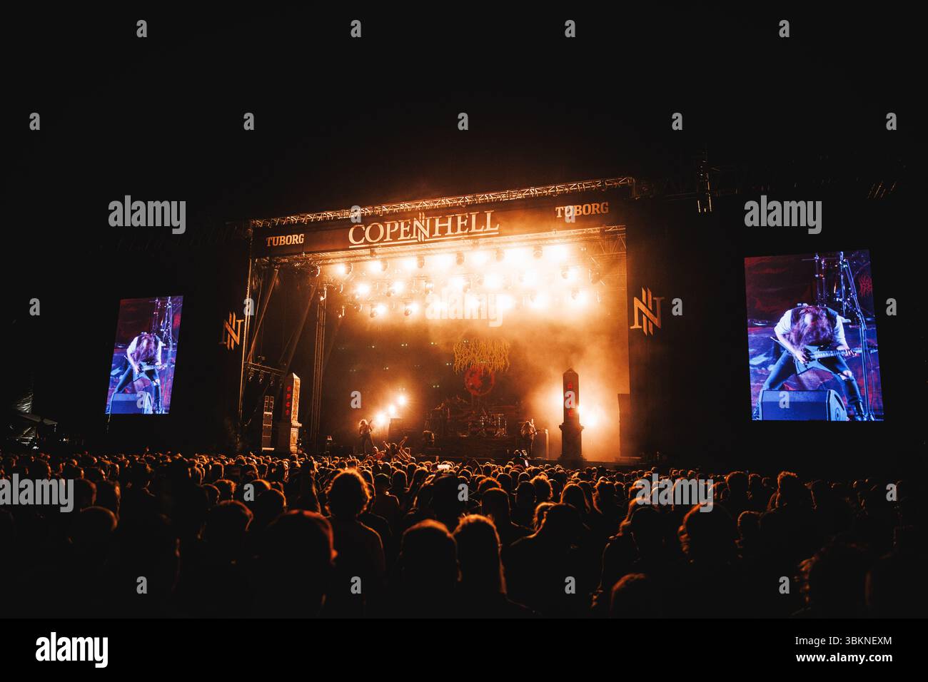 Copenhagen, Denmark. 22nd June, 2025. Concert goers seen at a live ...
