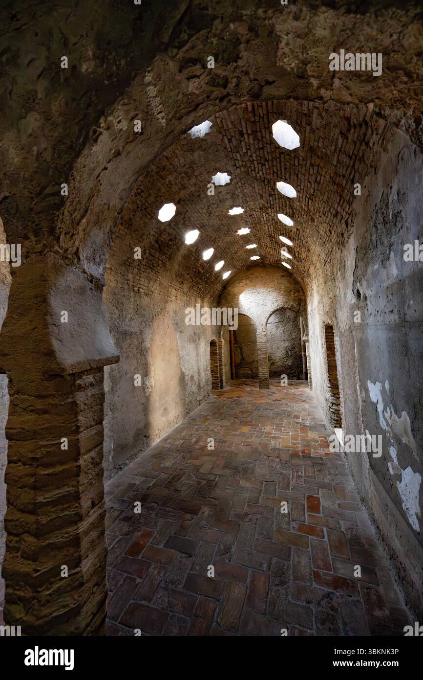 El Bañuelo, the oldest Arab bath in Granada, Andalucia, Spain Stock Photo