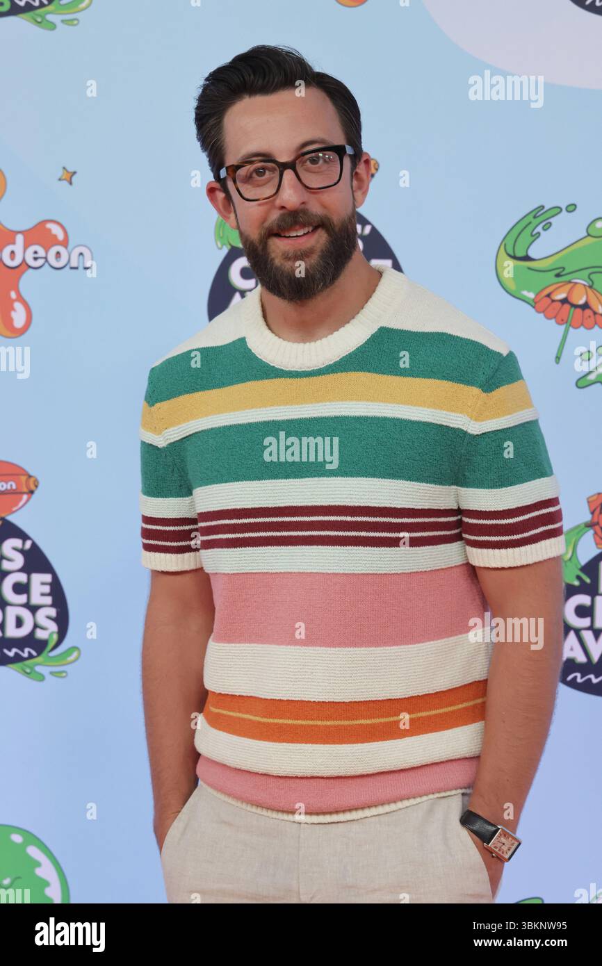 Adam Rose attends the 2025 Nickelodeon Kids' Choice Awards at Barker ...