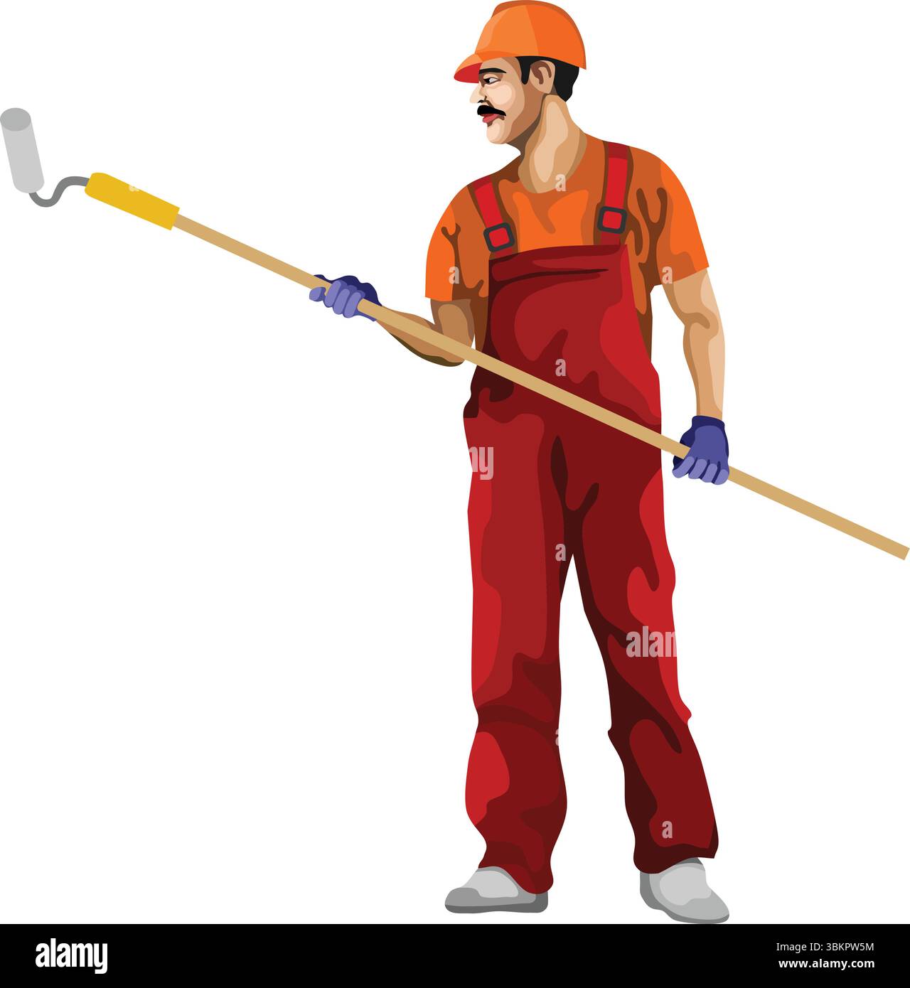 Position worker Stock Vector Images - Alamy