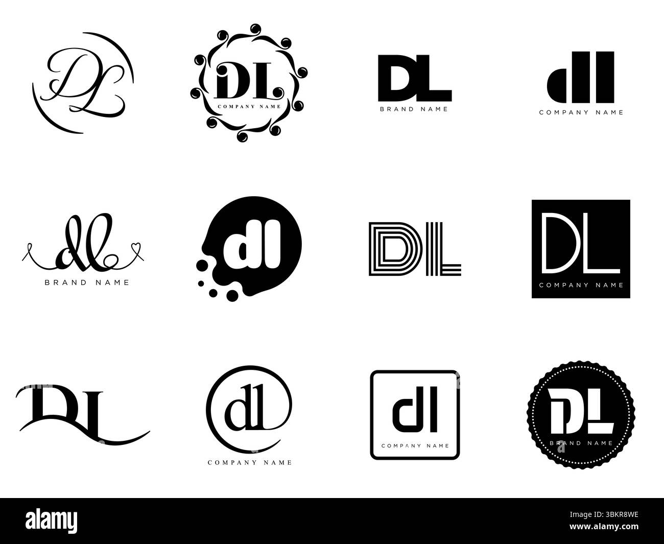 Dl template Black and White Stock Photos & Images - Alamy