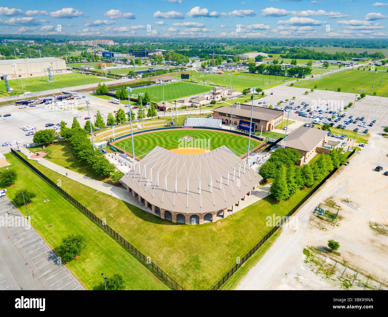 Baton Rouge, LA - April 26, 2025: Tiger Park is a softball stadium ...