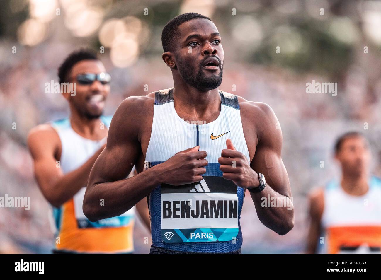 BENJAMIN Rai (USA), 400m Hurdles Men during the Meeting de Paris, Wanda ...