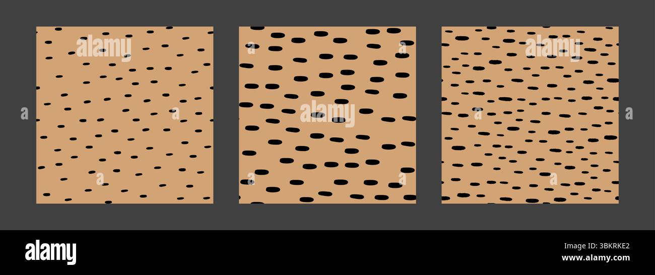 Small Dash or Dots Pattern. Ink abstract shapes. Seamless pattern with ...