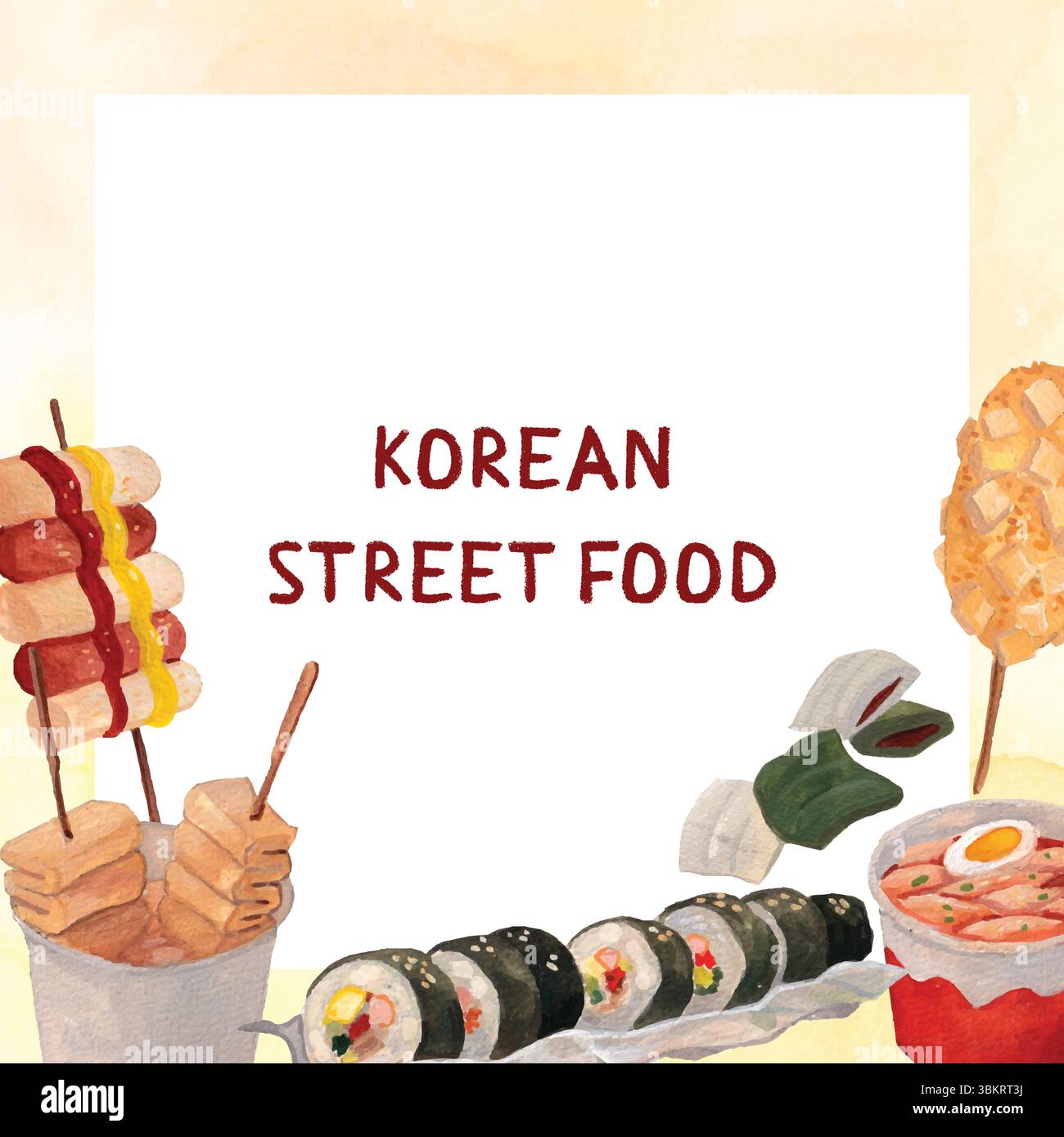 Watercolor soft illustration Stock Vector Images Alamy