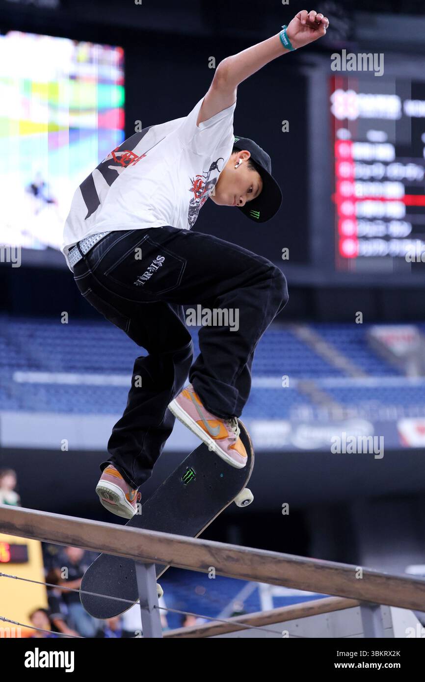 Julian Agliardi (USA), JUNE 22, 2025 Skateboarding X Games Osaka