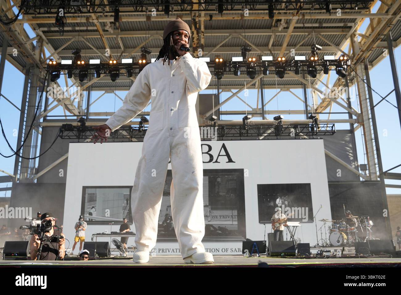 Saba performs during the Summer Smash Music Festival on Sunday, June 22 ...