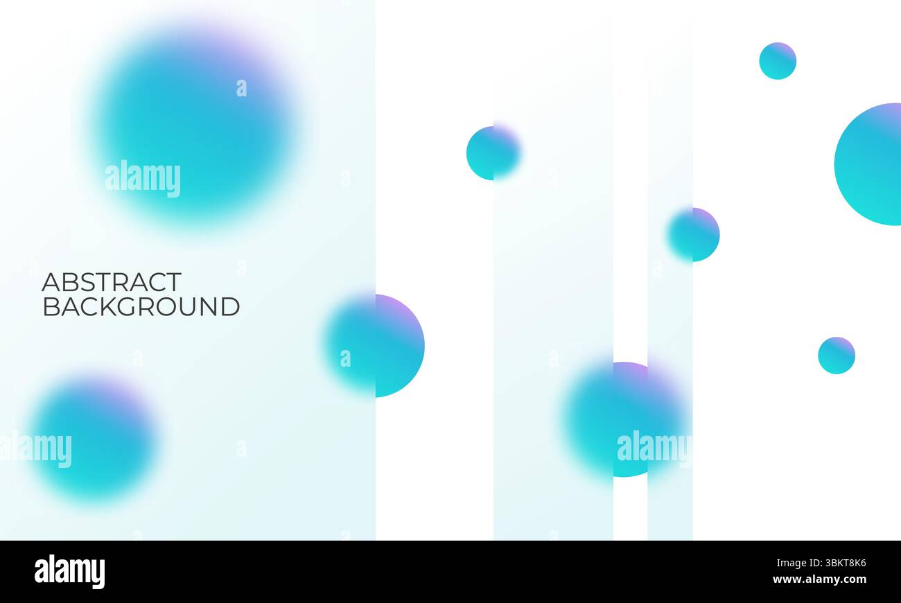 Abstract minimalistic light background in creative glassmorphism style Stock Vector