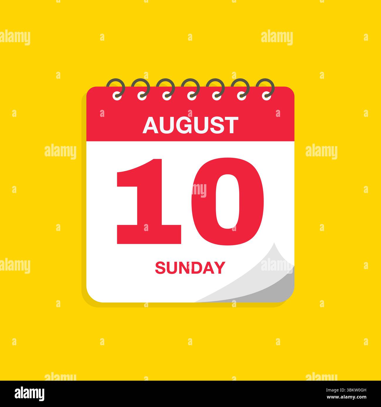 This august 10 Stock Vector Images - Alamy