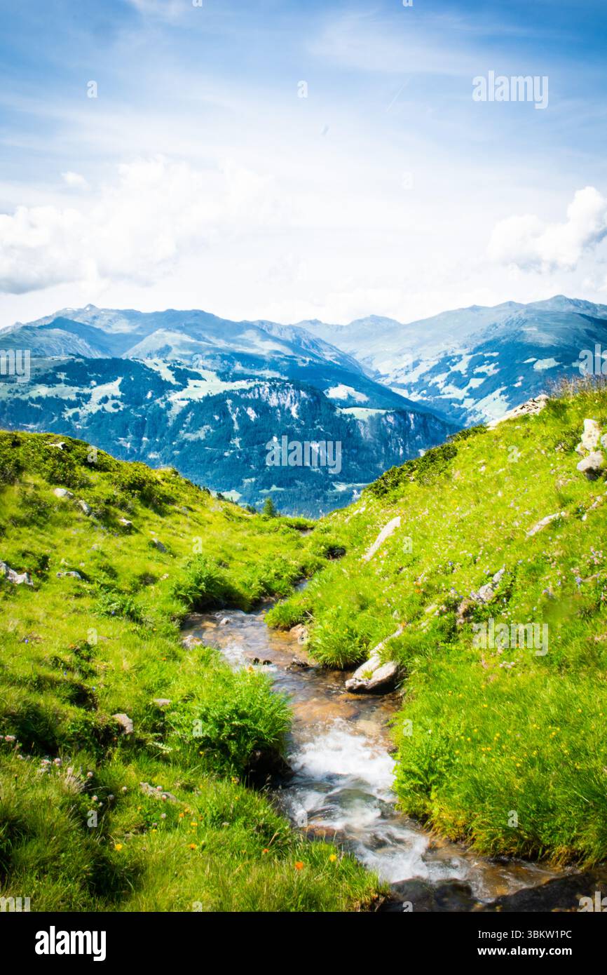 Beautiful tranquil stream gracefully flows hi-res stock photography and ...