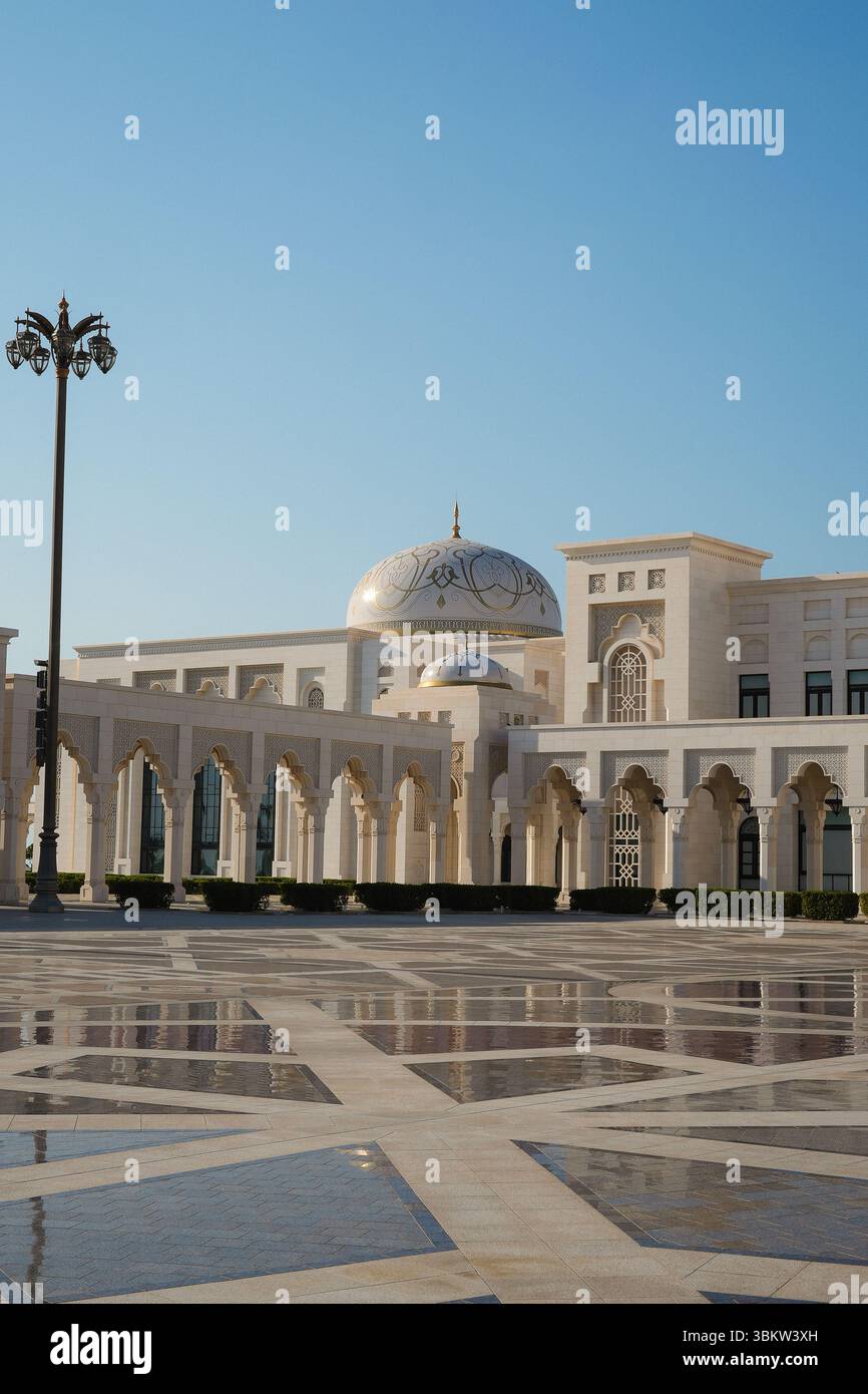 Qasr Al Watan in Abu Dhabi Stock Photo