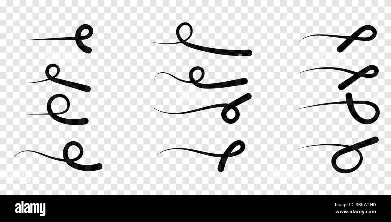 Curly tail tails Stock Vector Images - Alamy, image size:1300x740