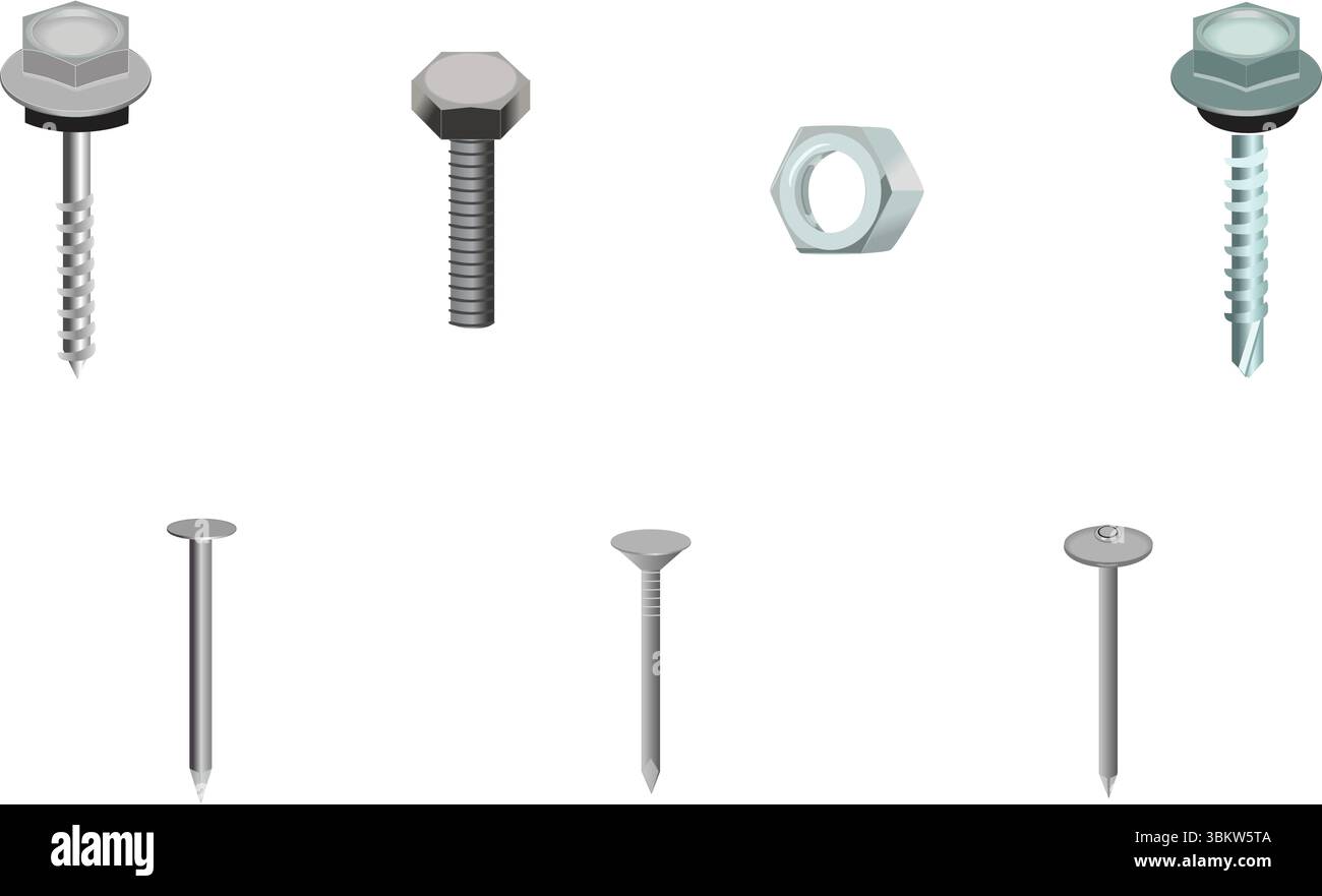 Material holding equipment set, Connection kit Stock Vector Image & Art ...