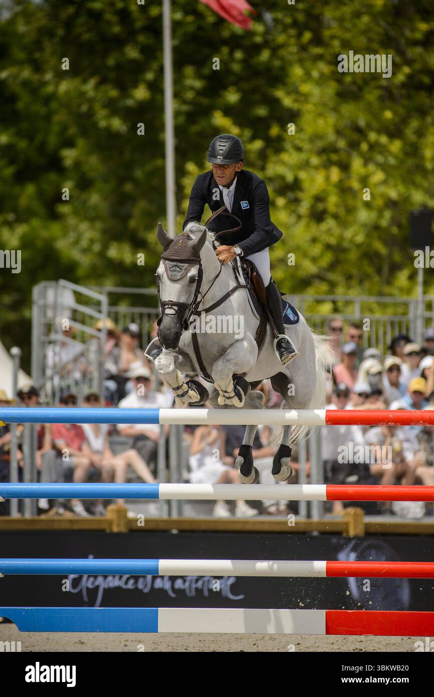 Philippe ROZIER (France) riding Le Coultre de Muze during the 2025 ...