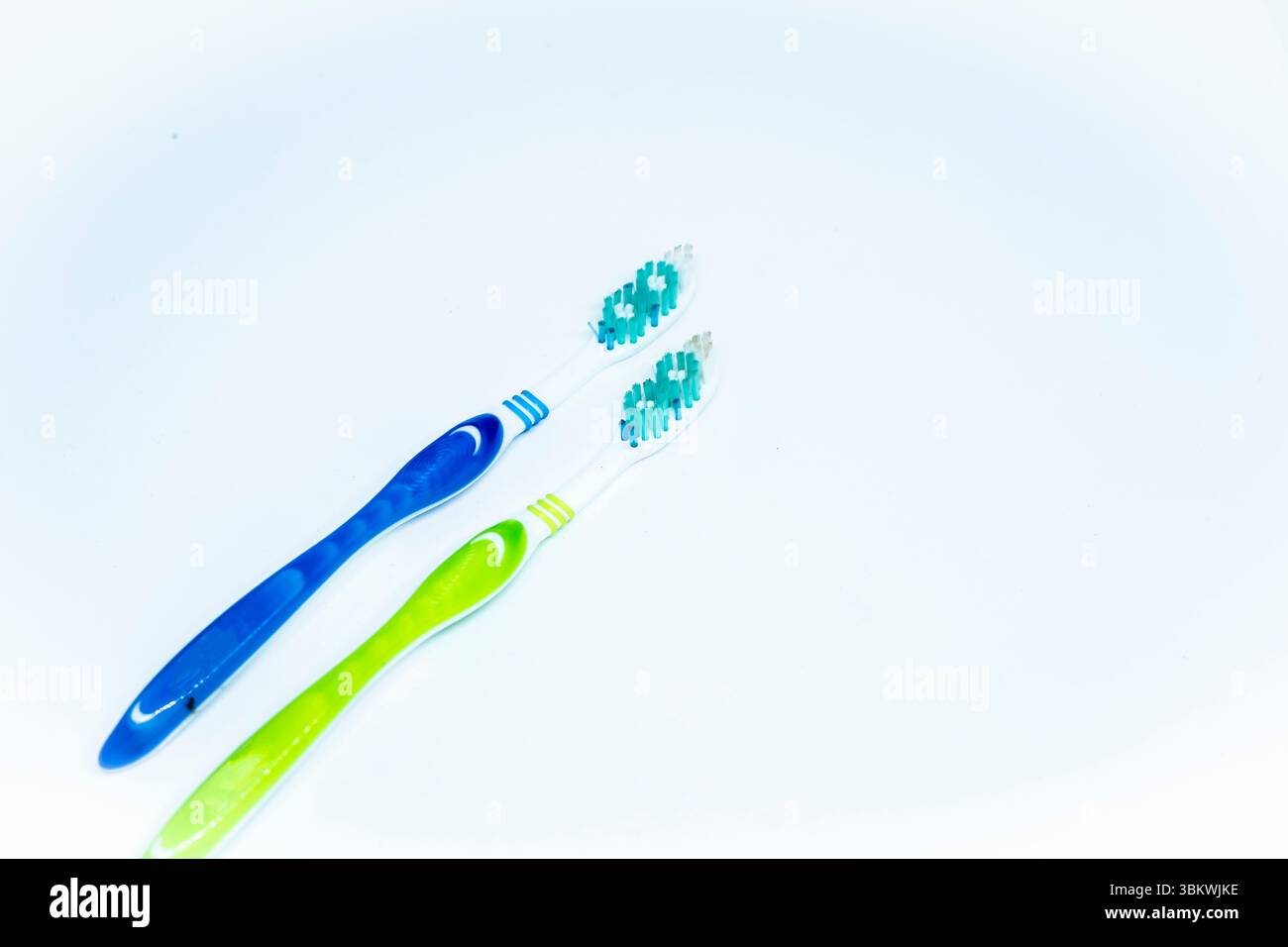 toothbrush isolated on a white background Stock Photo