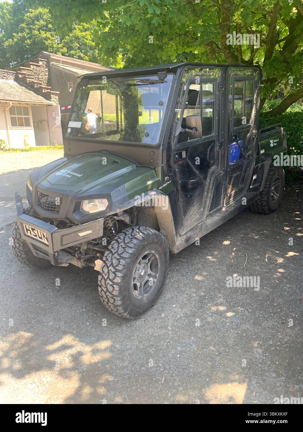 Ulverston Newby Bridge Lakeside lake district Swan Hotel  River Leven Lake Windermere Ambleside water lake sports sport boats boat Cumbria people UK - Smartphone Captured Stock Image