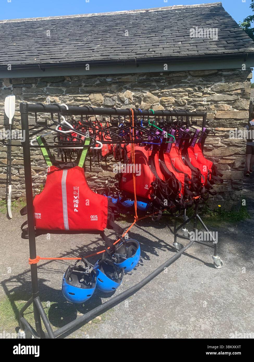 Ulverston Newby Bridge Lakeside lake district Swan Hotel  River Leven Lake Windermere Ambleside water lake sports sport boats boat Cumbria people UK - Smartphone Captured Stock Image