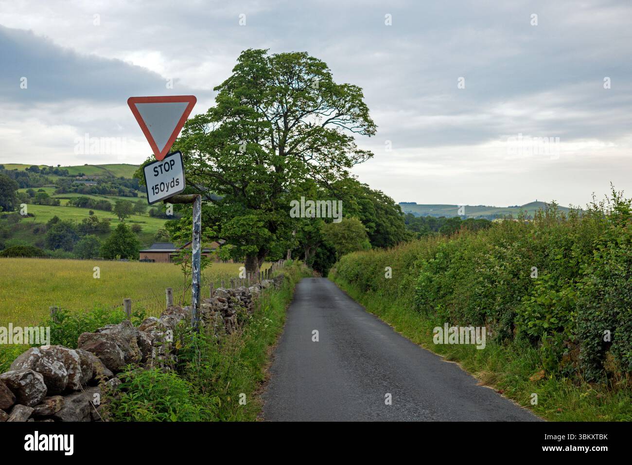 Jinny Lane. Roughlee, Lancashire. Stock Photo