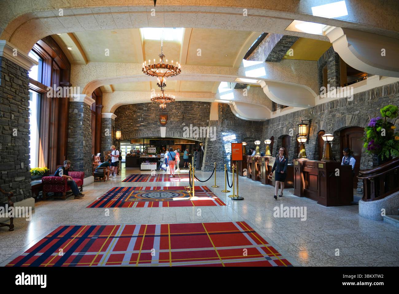 Banff Springs Hotel, a historic châteauesque hotel located in Banff ...