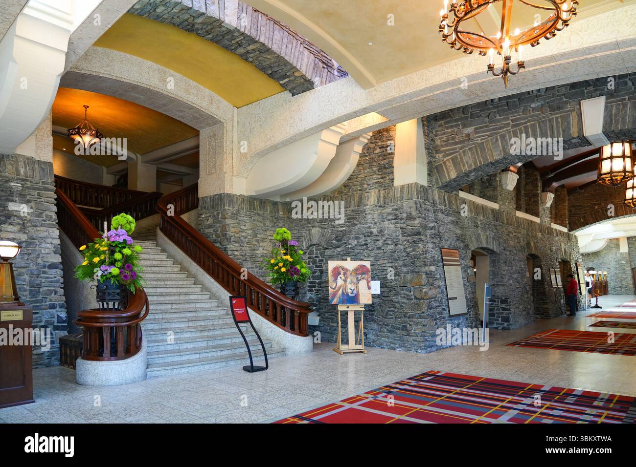 Banff Springs Hotel, a historic châteauesque hotel located in Banff ...