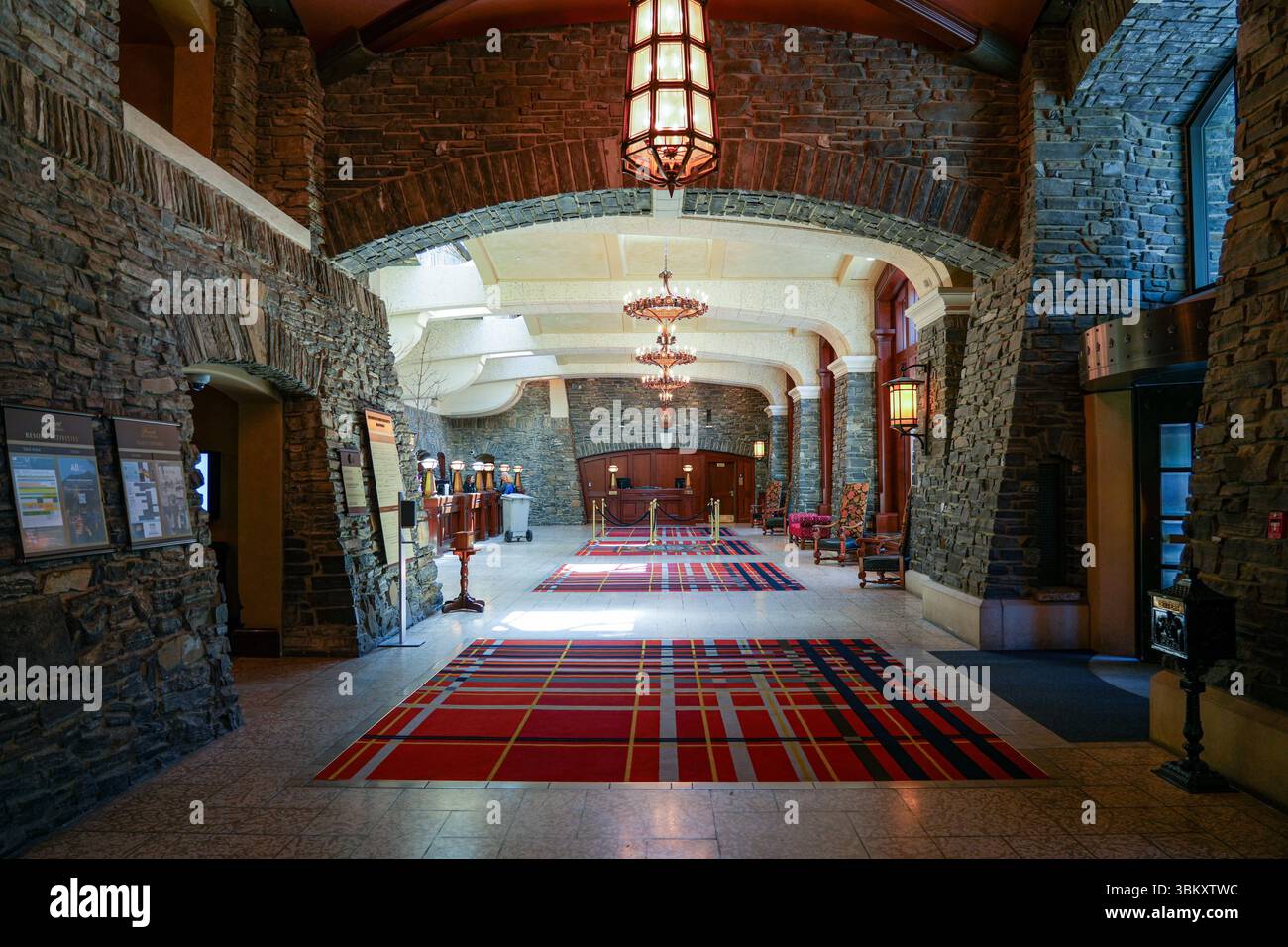 Banff Springs Hotel, a historic châteauesque hotel located in Banff ...