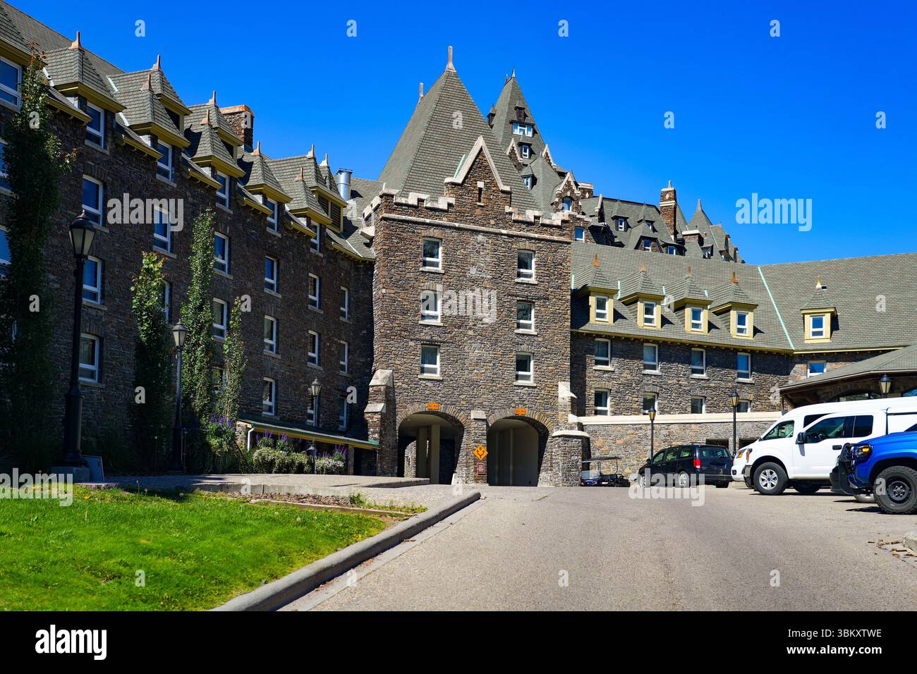 Banff Springs Hotel, a historic châteauesque hotel located in Banff ...