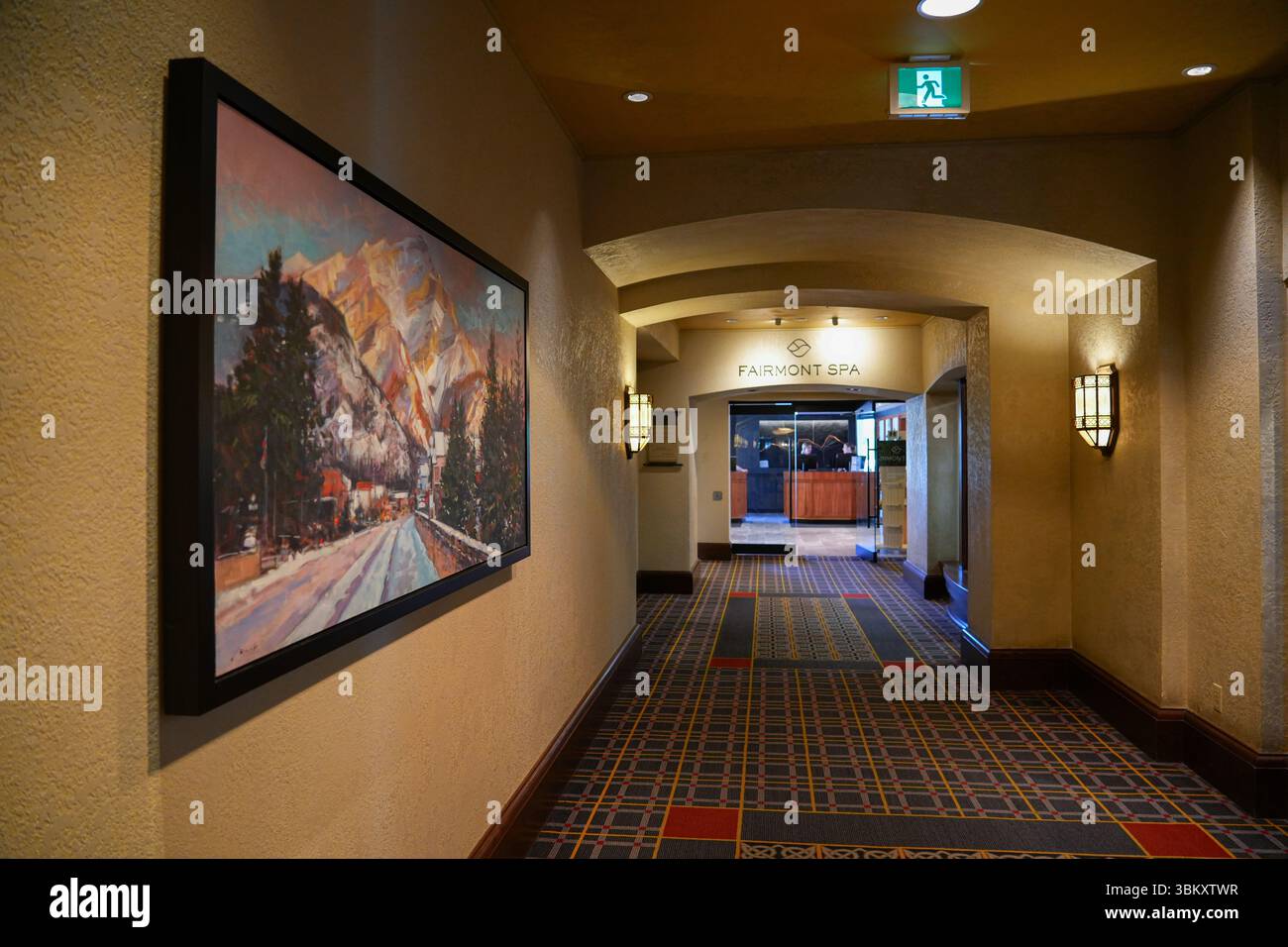 Banff Springs Hotel, a historic châteauesque hotel located in Banff ...
