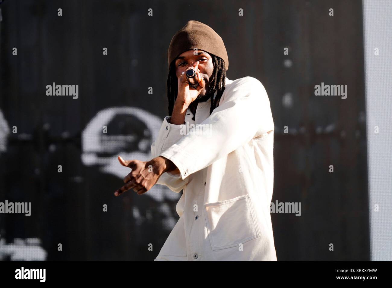Saba performs during the Summer Smash Music Festival on Sunday, June 22 ...