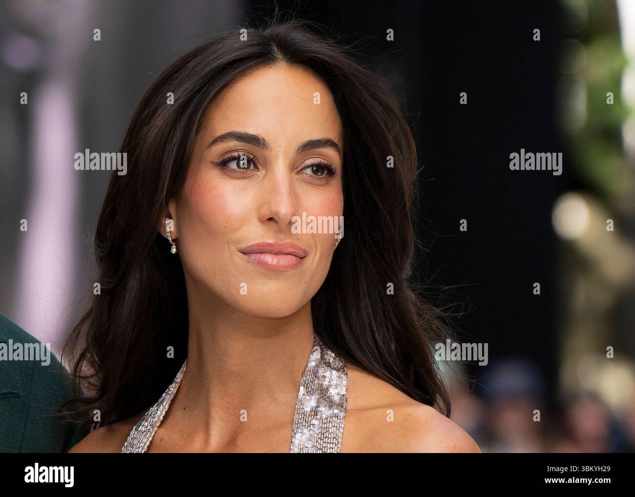Ines de Ramon poses for photographers upon arrival at the premiere of