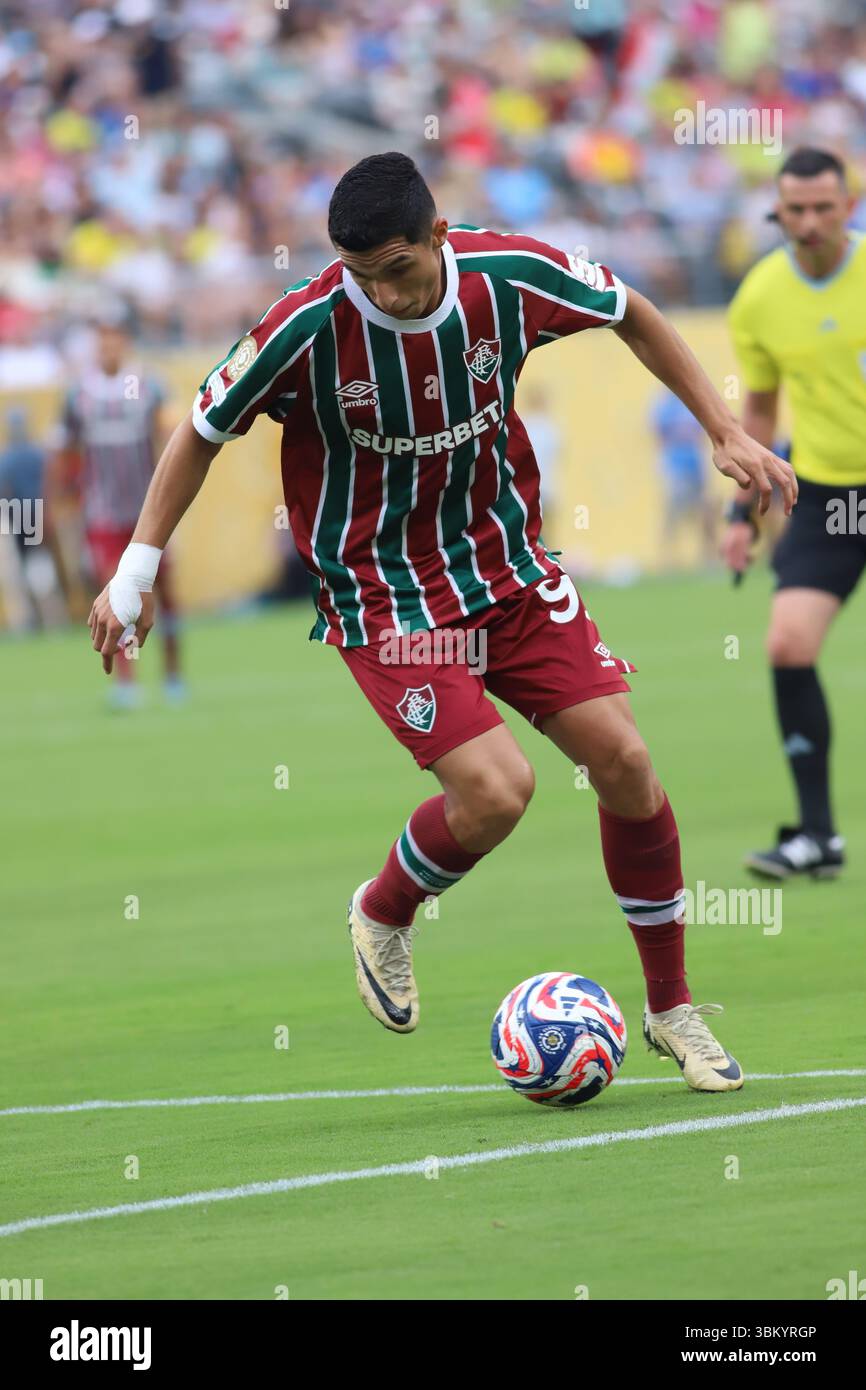 East Rutherford, New Jersey, USA. 21st June, 2025. Kevin Serna #90 of ...