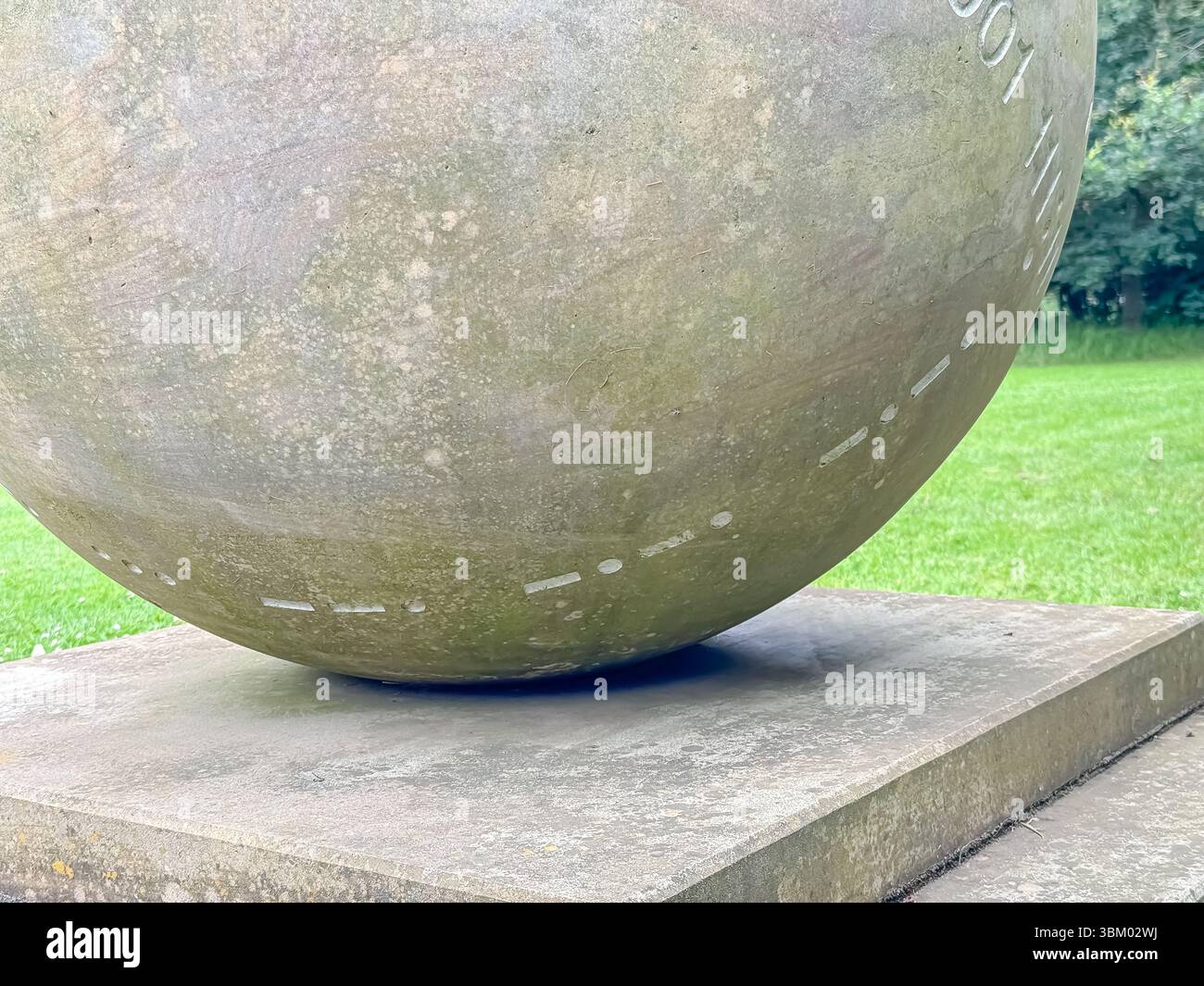 Signals Intelligence and Communications Security Memorial, National Memorial Arboretum, Alrewas, Staffordshire - Smartphone Captured Stock Image