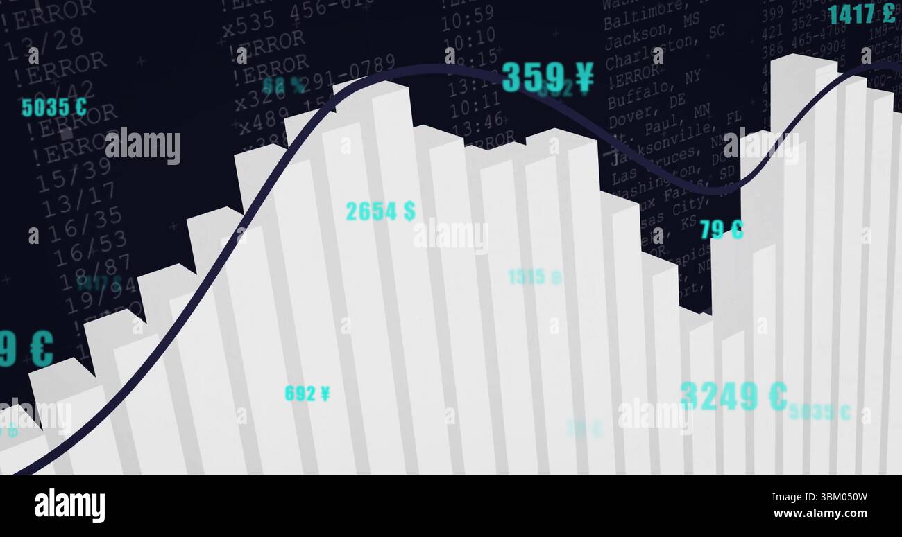 Tracing currency line graph hi-res stock photography and images - Alamy