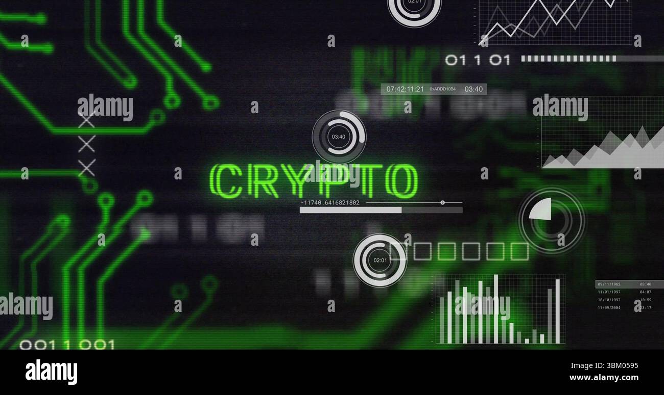 Circuitry binary code hi-res stock photography and images - Alamy