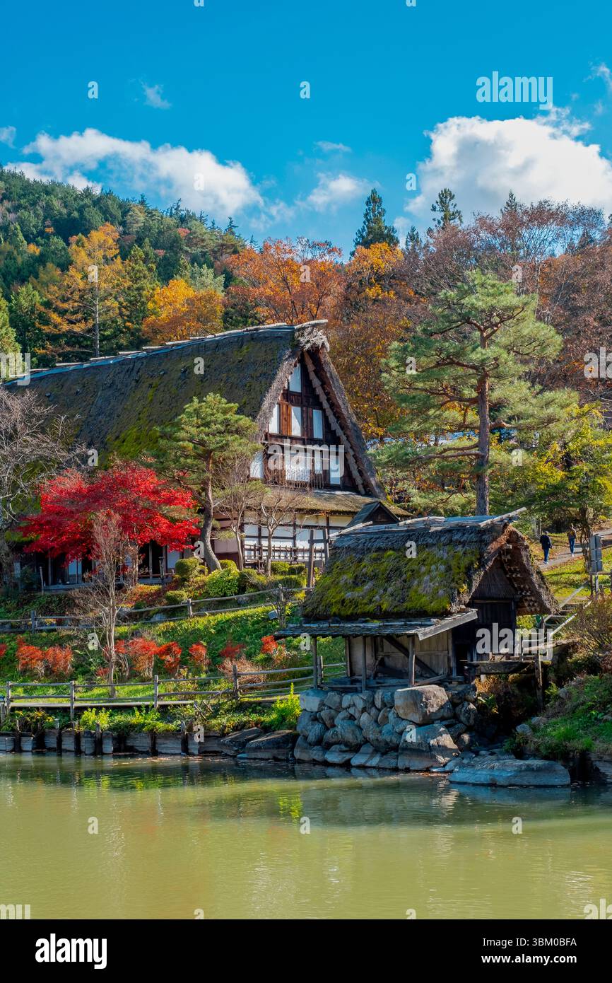 Hida No Sato, Hida Folk Village, Takayama, Japan Stock Photo